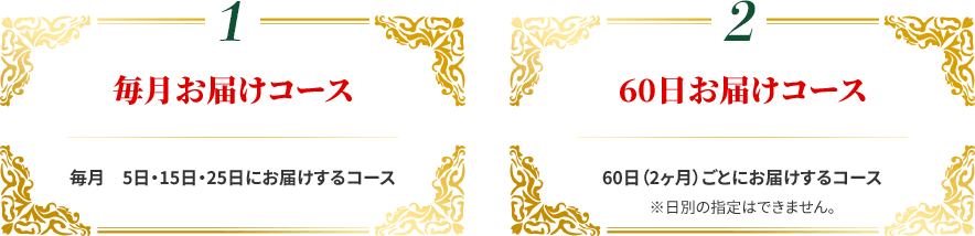 お届けプランについて