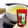 桑入り玄米茶のパッケージとお茶を入れた湯呑